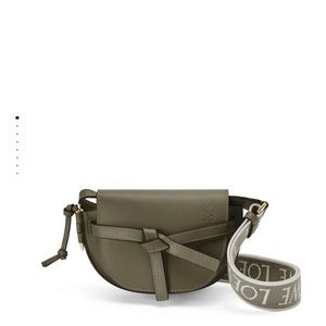 100% Auth. Loewe Mini Gate Bag in Autumn Green
